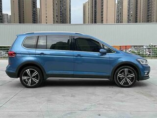 2021 Volkswagen Touran Cross L II, синий, 1850000 рублей, вид 4