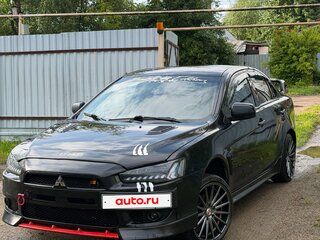 2007 Mitsubishi Lancer X, чёрный, 750000 рублей, вид 2