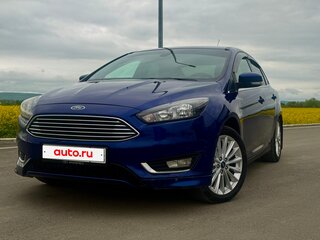 2015 Ford Focus III Рестайлинг, синий, 985000 рублей, вид 3