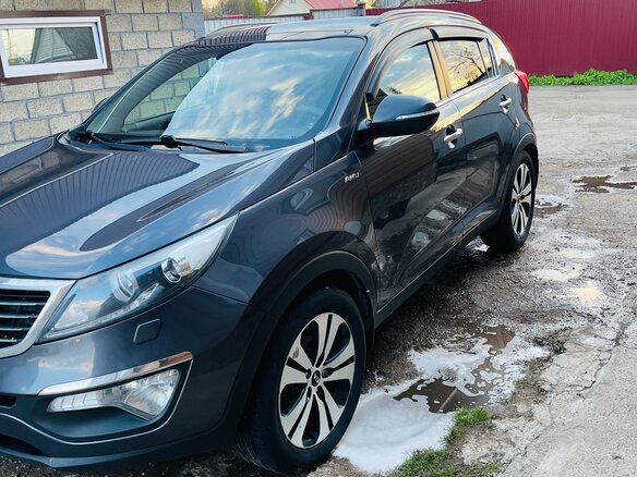 2013 Kia Sportage III, серый, 1300000 рублей - вид 1