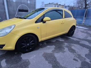 2008 Opel Corsa D, жёлтый, 435000 рублей, вид 4