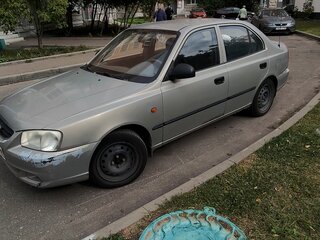 2008 Hyundai Accent ТагАЗ II, бежевый, 320000 рублей, вид 5