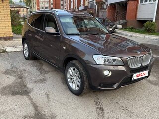 2014 BMW X3 28i xDrive II (F25) Рестайлинг, коричневый, 1500000 рублей, вид 3