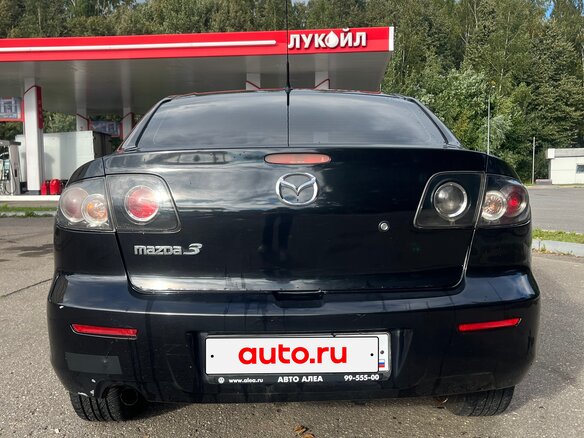2008 Mazda 3 I (BK) Рестайлинг, чёрный, 350000 рублей - вид 2