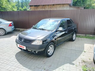 2009 Renault Logan I, чёрный, 385000 рублей, вид 1