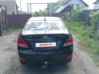 2012 Hyundai Solaris I, чёрный, 950000 рублей, вид 4