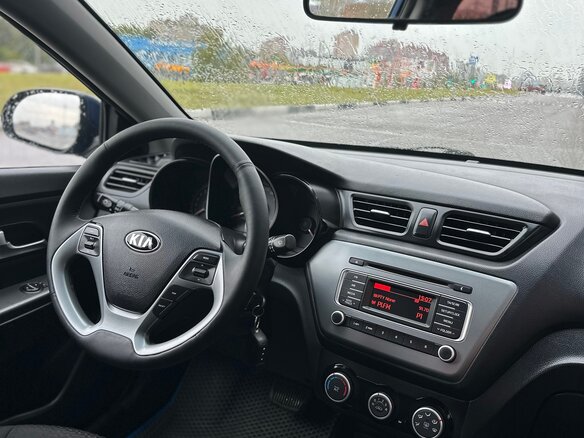 2015 Kia Rio III Рестайлинг, синий - вид 10