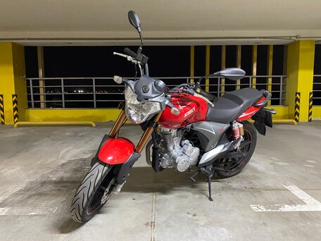 2014 Stels Flame 200, красный, 90000 рублей, вид 2