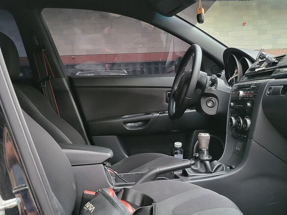 2008 Mazda 3 I (BK) Рестайлинг, чёрный, 900000 рублей - вид 10