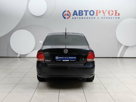 2013 Volkswagen Polo V, чёрный, 834000 рублей, вид 4