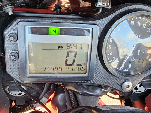 2001 Honda CBR 600F, красный, 400000 рублей - вид 7