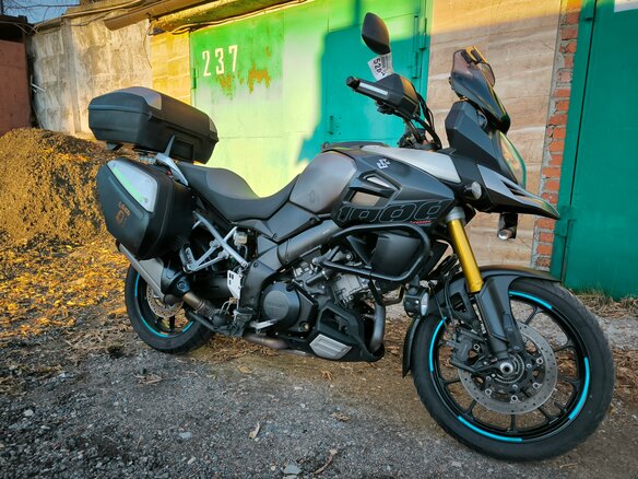 2014 Suzuki V-Strom 1000, серый, 690000 рублей - вид 17