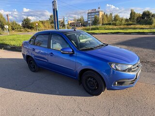 2019 Lada (ВАЗ) Granta I Рестайлинг, синий, 650000 рублей, вид 4