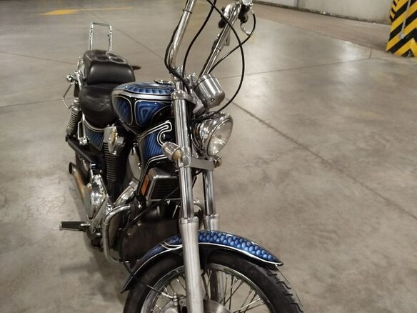 2001 Suzuki Intruder VS 1400, синий, 480000 рублей - вид 9