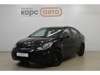 2014 Hyundai Solaris I, чёрный, 766000 рублей, вид 1