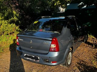 2012 Renault Logan I Рестайлинг, синий, 395000 рублей, вид 4