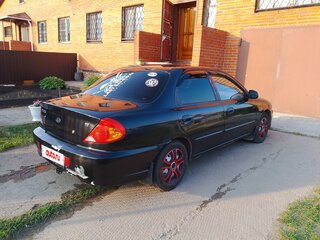 2006 Kia Spectra I Рестайлинг 2, чёрный, 210000 рублей, вид 3