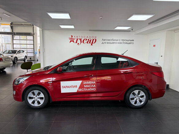 2016 Hyundai Solaris I Рестайлинг, красный, 1198000 рублей - вид 6