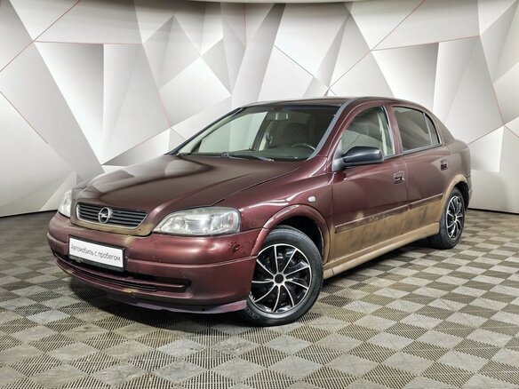 2004 Opel Astra G, красный