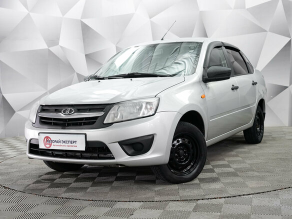 2016 Lada (ВАЗ) Granta I, серебристый, 371000 рублей