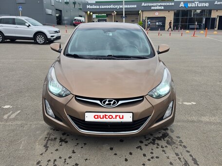2015 Hyundai Elantra V (MD) Рестайлинг, коричневый, 855000 рублей, вид 2