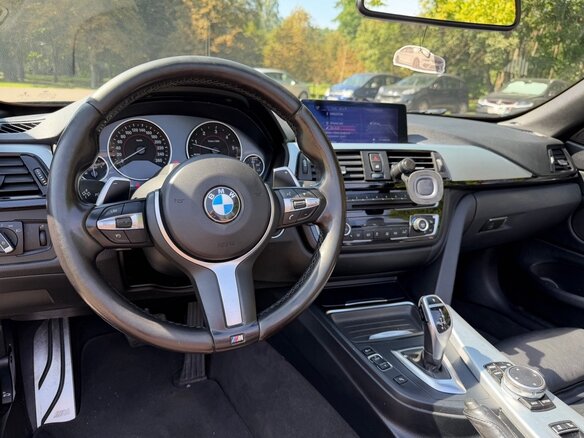 2015 BMW 4 серии 420d F32/F33/F36, чёрный, 2200000 рублей - вид 20