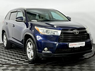 2014 Toyota Highlander III (XU50), синий, 2395000 рублей, вид 4