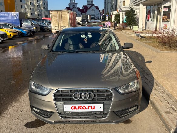 2014 Audi A4 IV (B8) Рестайлинг, серый, 920000 рублей - вид 1