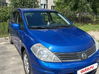 2008 Nissan Tiida I, синий, 530000 рублей, вид 4