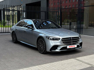 2021 Mercedes-Benz S-Класс 450 Long 4MATIC VII (W223), серебристый, 8000000 рублей, вид 3