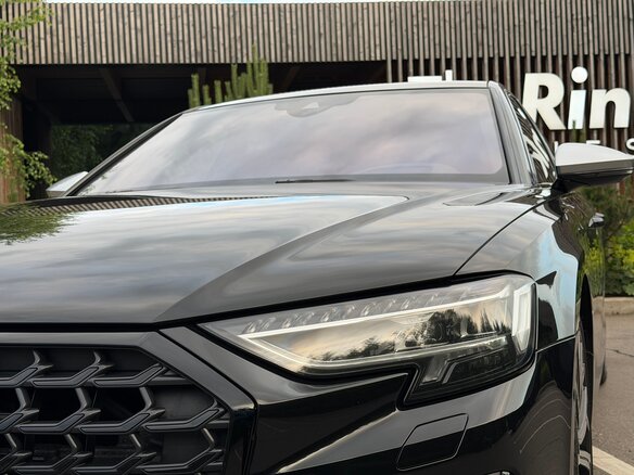 2023 Audi S8 IV (D5) Рестайлинг, чёрный - вид 19