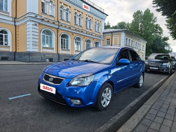 2010 Kia Rio II Рестайлинг, синий