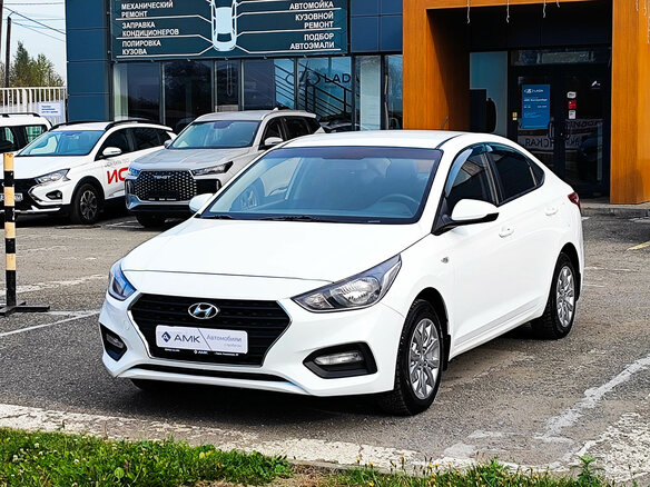 2018 Hyundai Solaris II, белый, 1049400 рублей