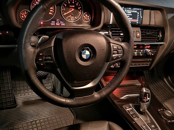 2018 BMW X4 20i I (F26), серый - вид 26