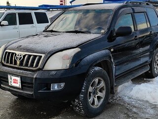 2008 Toyota Land Cruiser Prado 5-speed 120 Series Рестайлинг, чёрный, 1280196 рублей, вид 1