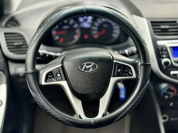 2013 Hyundai Solaris I, синий - вид 8