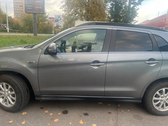 2013 Mitsubishi ASX I Рестайлинг, серый - вид 2
