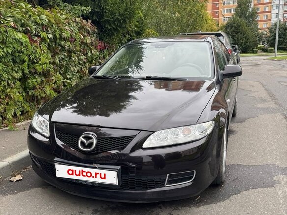 2007 Mazda 6 I (GG) Рестайлинг, пурпурный, 649000 рублей - вид 1