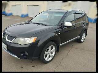 2008 Mitsubishi Outlander II, чёрный, 1190000 рублей, вид 1