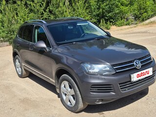 2012 Volkswagen Touareg II, чёрный, 2150000 рублей, вид 3