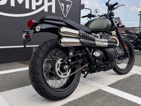 2026 Triumph Scrambler, зелёный, 870000 рублей, вид 4