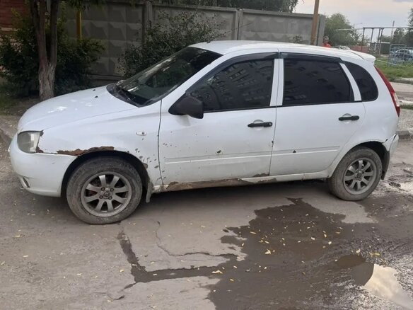 2013 Lada (ВАЗ) Kalina I, белый, 135000 рублей - вид 5