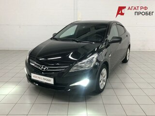 2014 Hyundai Solaris I Рестайлинг, чёрный, 985000 рублей, вид 1
