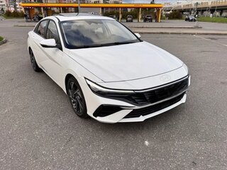 2023 Hyundai Elantra VII (CN7) Рестайлинг, белый, 1630000 рублей, вид 4