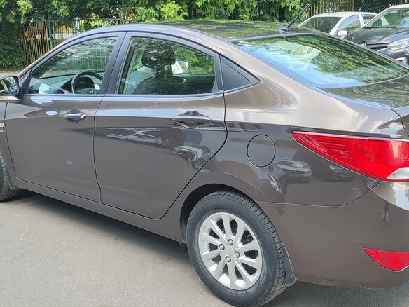 2016 Hyundai Solaris I Рестайлинг, коричневый - вид 3