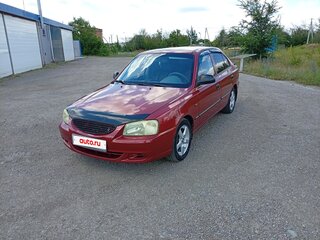 2004 Hyundai Accent ТагАЗ II, красный, 360000 рублей, вид 1