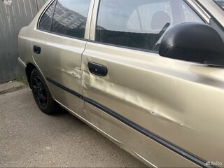 2004 Hyundai Accent ТагАЗ II, бежевый, 255000 рублей, вид 4