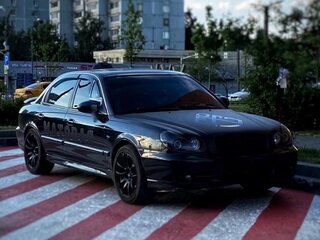 2006 Hyundai Sonata ТагАЗ IV (EF) Рестайлинг, чёрный, 550000 рублей, вид 1