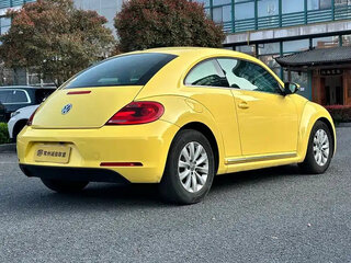 2016 Volkswagen Beetle II (A5), жёлтый, 1290222 рублей, вид 4