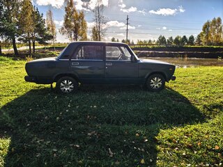 2003 Lada (ВАЗ) 2107, синий, 65000 рублей, вид 3